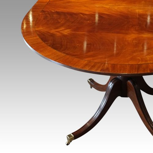 fig 6. George VI mahogany dining table