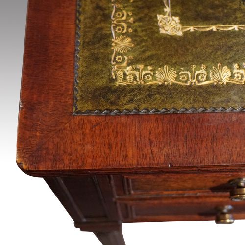 fig 2. Antique mahogany writing table