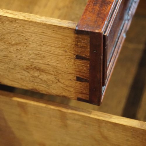fig 3. Antique mahogany writing table