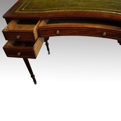 fig 4. Antique mahogany writing table
