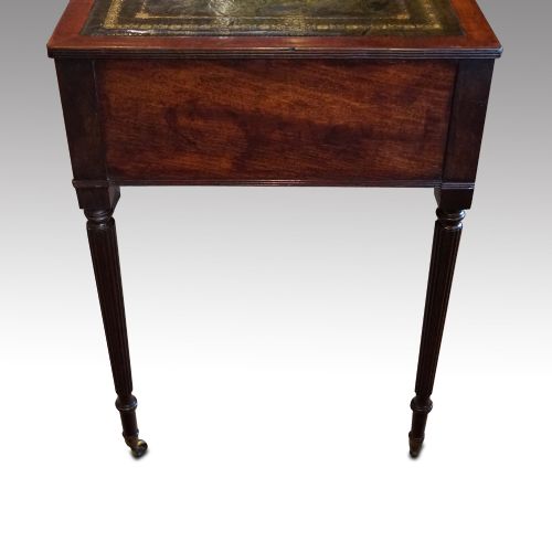 fig 6. Antique mahogany writing table