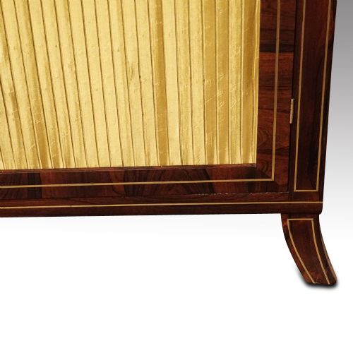fig 4. Antique brass inlaid rosewood side cabinet