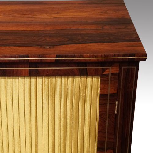 fig 5. Antique brass inlaid rosewood side cabinet