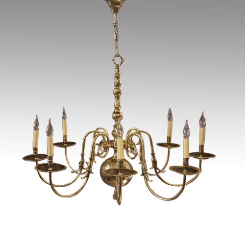 fig 1. Brass chandelier
