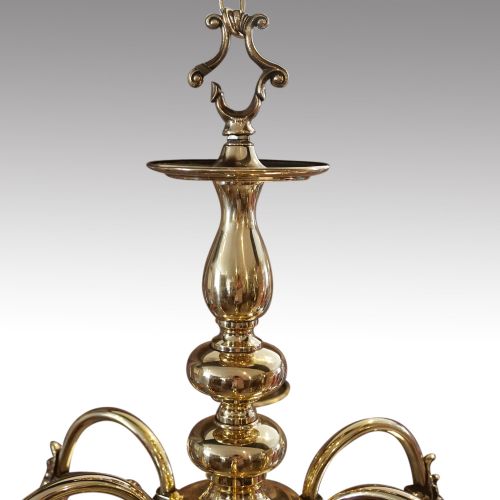 fig 4. Georgian style brass chandelier