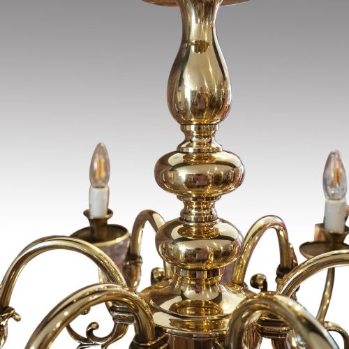 fig 5. Georgian style brass chandelier