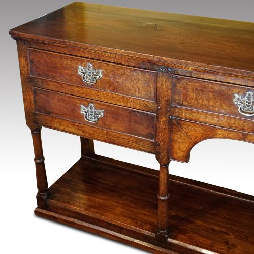 fig 2. Antique oak dresser base