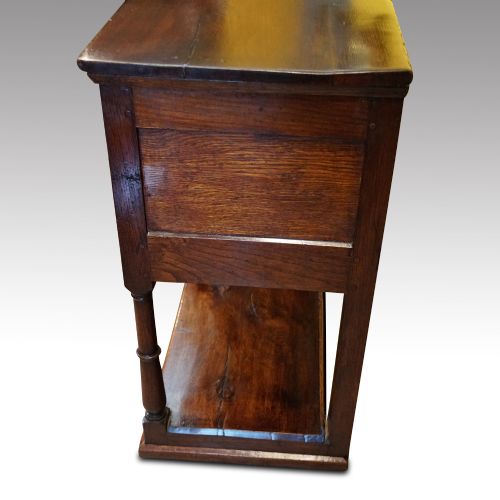 fig 3. Antique oak dresser base