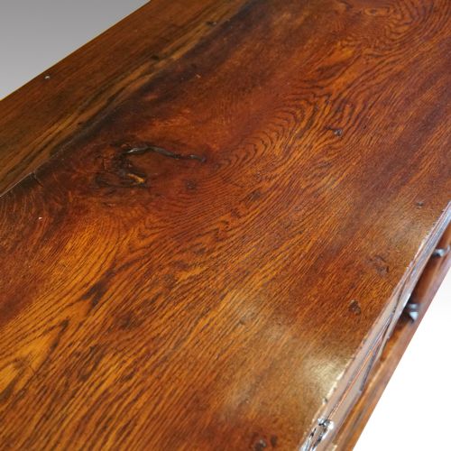 fig 4. Antique oak dresser base