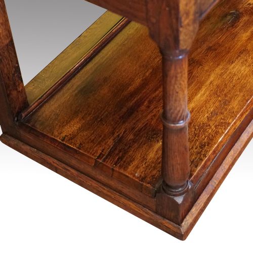 fig 5. Antique oak dresser base