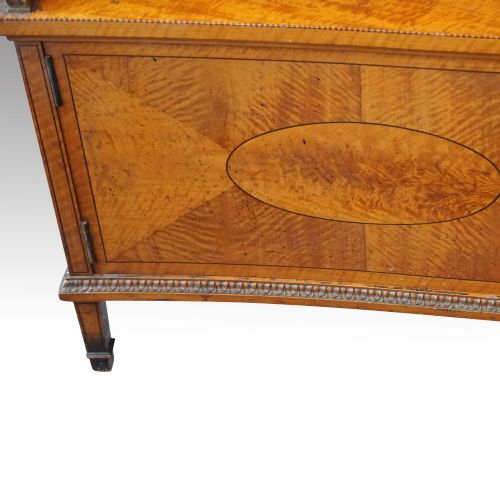 fig 5. Edwardian satinwood open bookcase