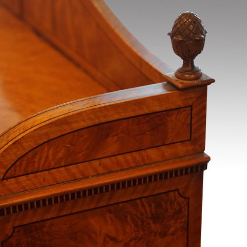 fig 6. Edwardian satinwood open bookcase