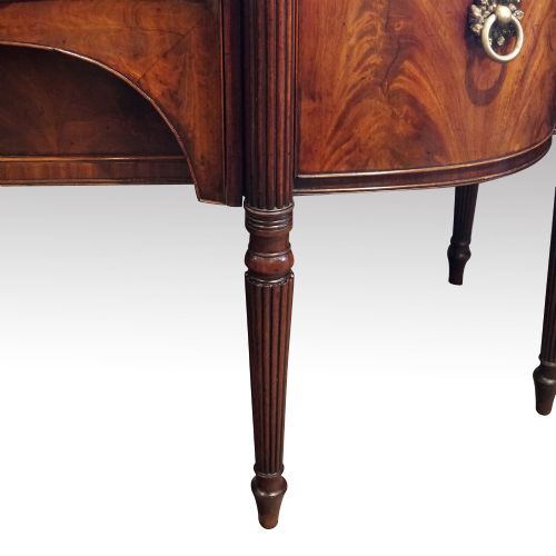 fig 2. Antique Georgian mahogany sideboard