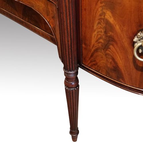 fig 4. Antique Georgian mahogany sideboard