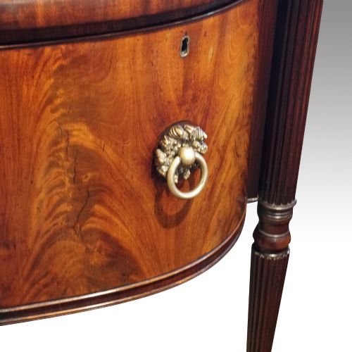 fig 5. Antique Georgian mahogany sideboard