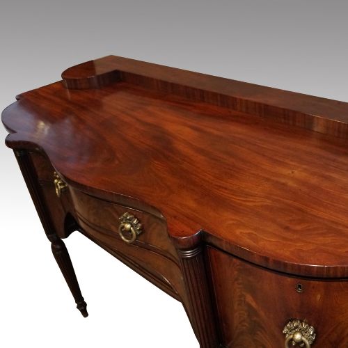 fig 6. Antique Georgian mahogany sideboard