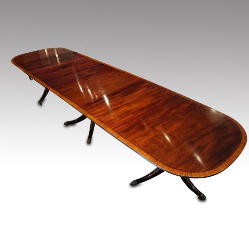 Antique Large Mahogany Dining Table