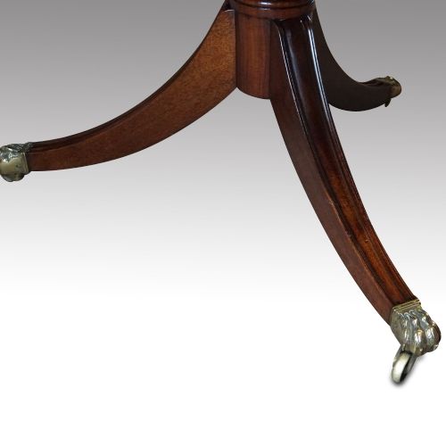 fig 1. Antique large mahogany dining table