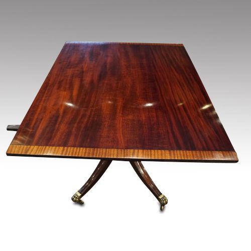 fig 2. Antique large mahogany dining table