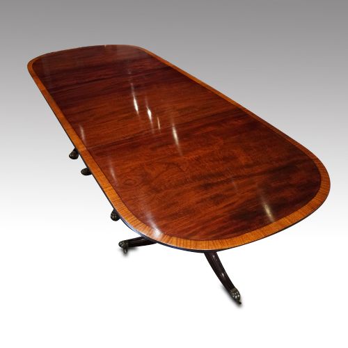 fig 5. Antique large mahogany dining table
