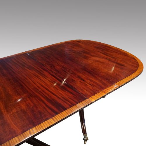 fig 6. Antique large mahogany dining table