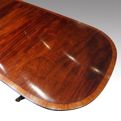 fig 7. Antique large mahogany dining table