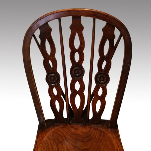 fig 1. Set of 6 Edwardian Windsor chairs