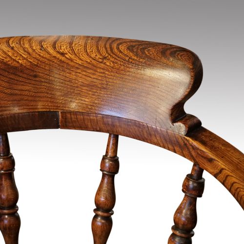 fig 1. Victorian captains desk chair
