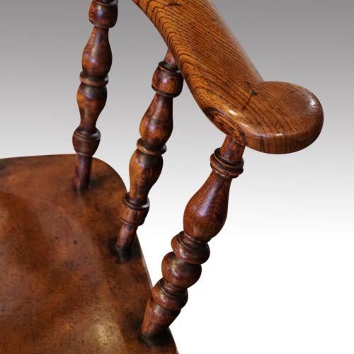 fig 2. Victorian captains desk chair