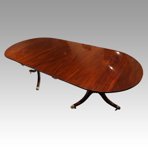 fig 1. Antique mahogany dining table