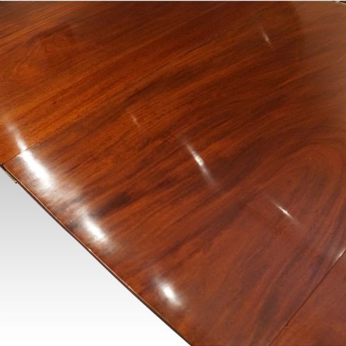 fig 4. Antique mahogany dining table