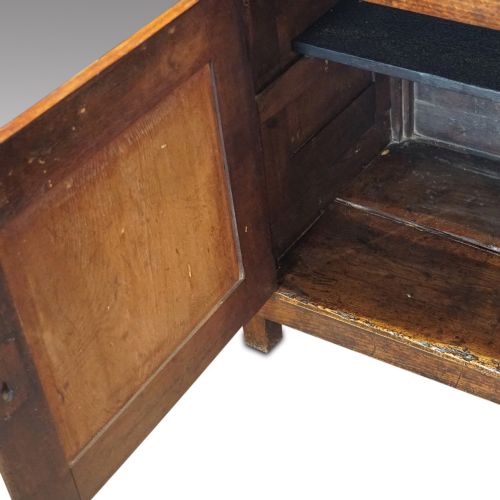 fig 1. Antique oak dresser base