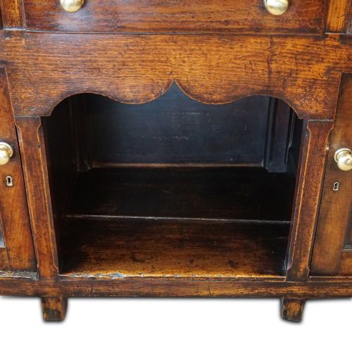 fig 2. Antique oak dresser base