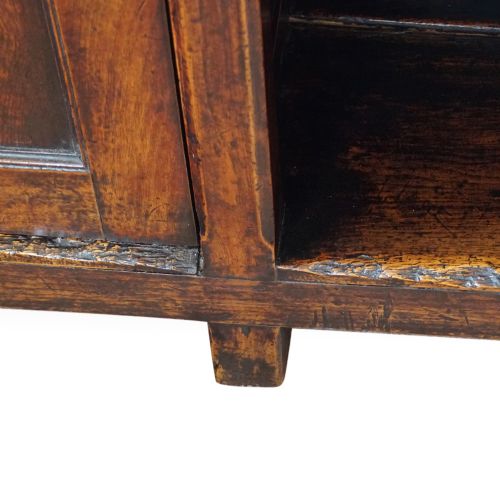 fig 6. Antique oak dresser base