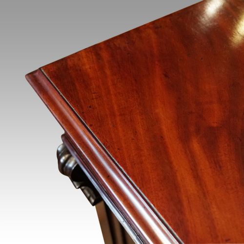 fig 3. Victorian mahogany breakfront sideboard