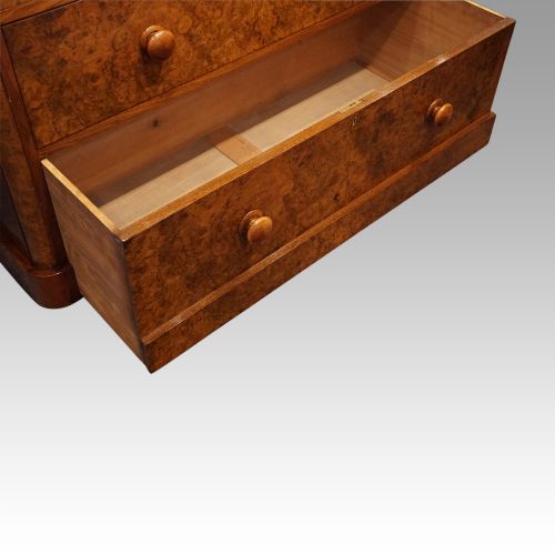 fig 1. Victorian walnut chest of drawers