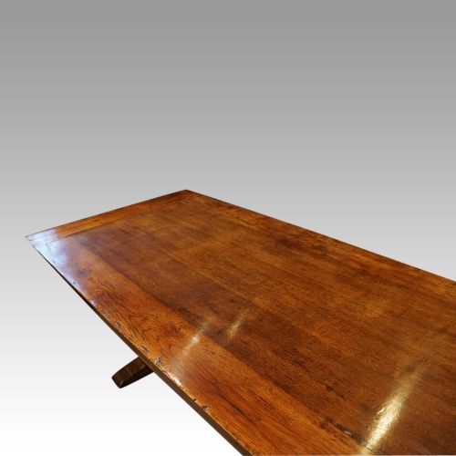 fig 1. Antique oak refectory table