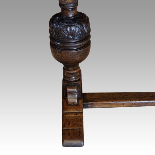 fig 5. Antique oak refectory table