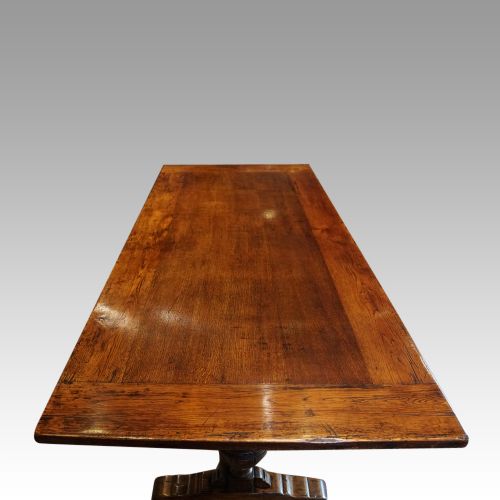 fig 6. Antique oak refectory table