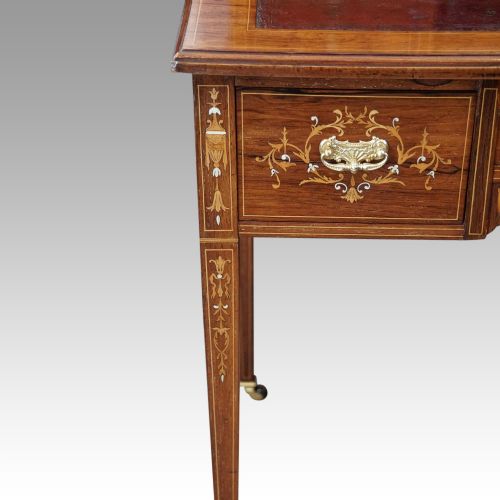 fig 3. Edwardian inlaid rosewood desk