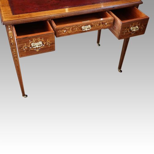 fig 5. Edwardian inlaid rosewood desk