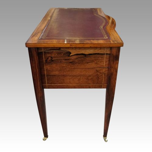 fig 4. Edwardian inlaid rosewood writing table