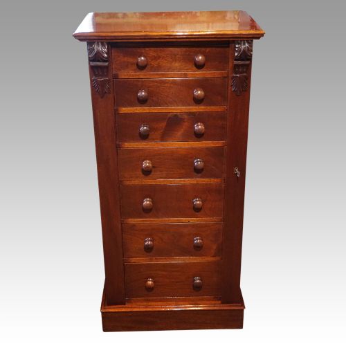Victorian Mahogany Wellington Chest