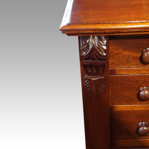 fig 1. Victorian mahogany Wellington chest