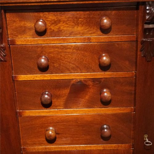 fig 2. Victorian mahogany Wellington chest