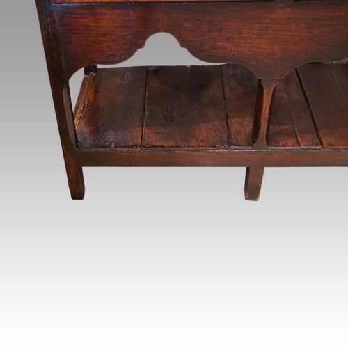 fig 1. Antique oak dresser base