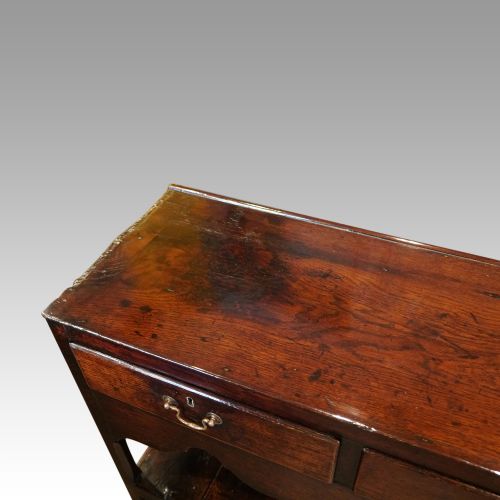 fig 4. Antique oak dresser base