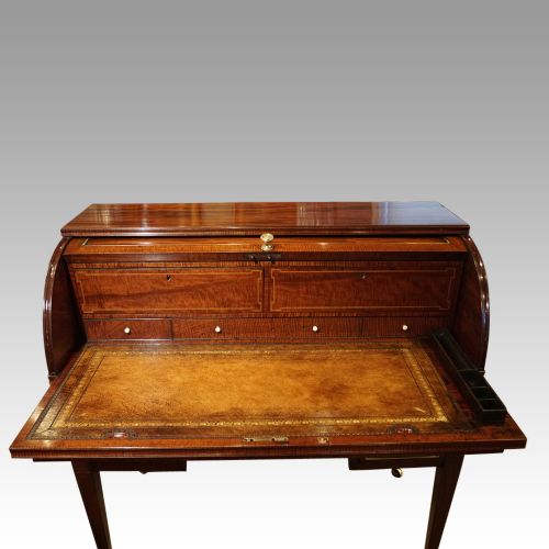 fig 2. Regency mahogany cylinder desk