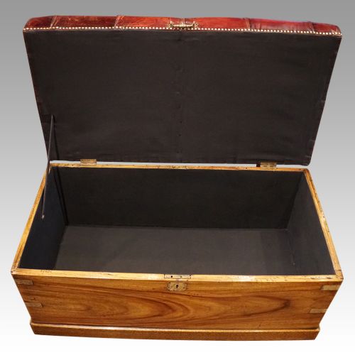fig 1. Victorian camphorwood ottoman