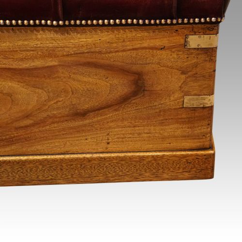 fig 2. Victorian camphorwood ottoman